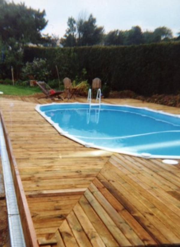 Terrasses autour dune piscine privée Pépinière Courtin Terrasses autour dune piscine privée Pépinière Courtin
