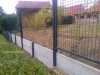 cloture rigide gris foncé