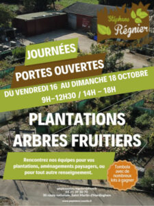 portes ouvertes plantations aménagements espaces verts Opération Portes ouvertes à la Pépinière Courtin Régnier de Fauquembergues